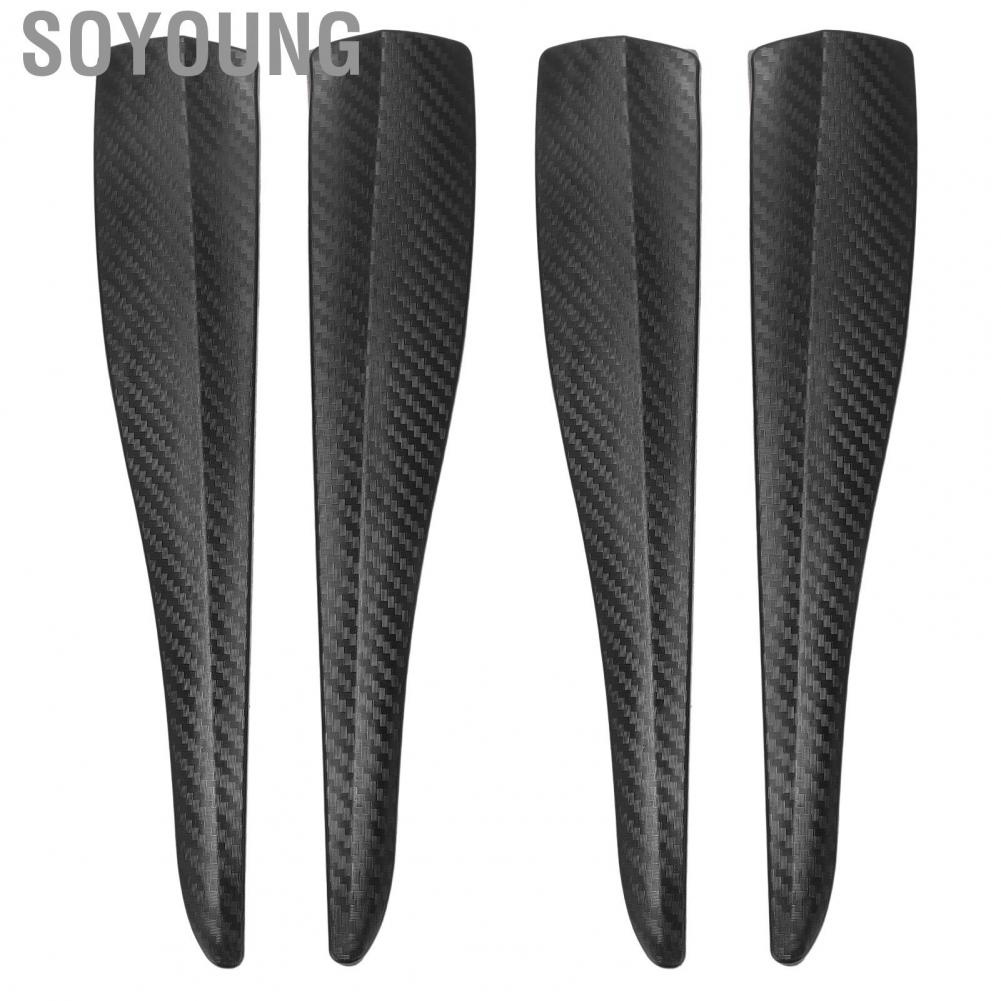 Soyoung Bumper Protector Strip 28cm High Toughness Trim Molding Protection Strong Adhesive for Car