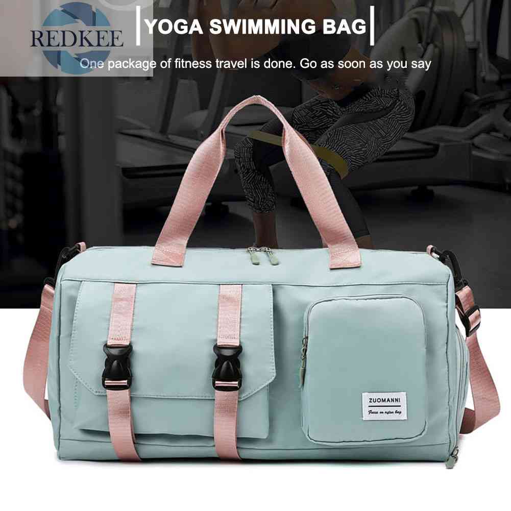 Túi Đựng Đồ Tập Thể Thao Sức Chứa Lớn Chia Ngăn Khô / Ướt Tiện Dụng Cho Nam Và