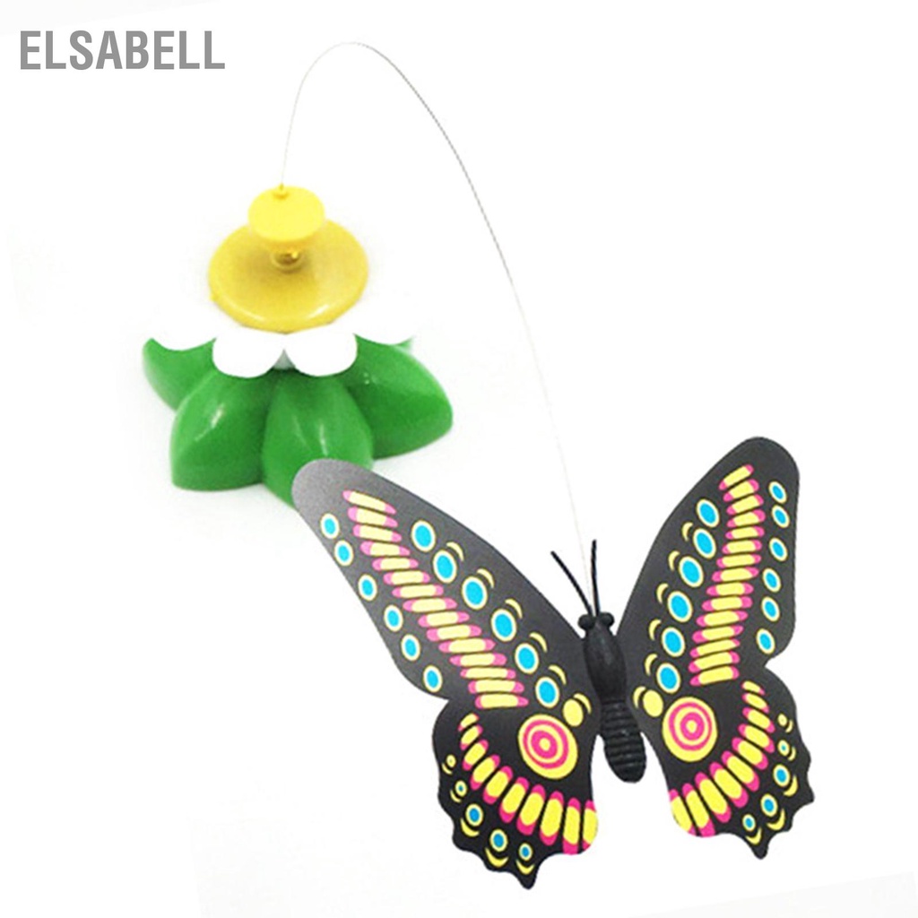 Elsabell. Đồ Chơi Bắt Bướm, Tự Động Bay Lượn Cho Chó Mèo Có Thể Xoay Tròn Độc Đáo