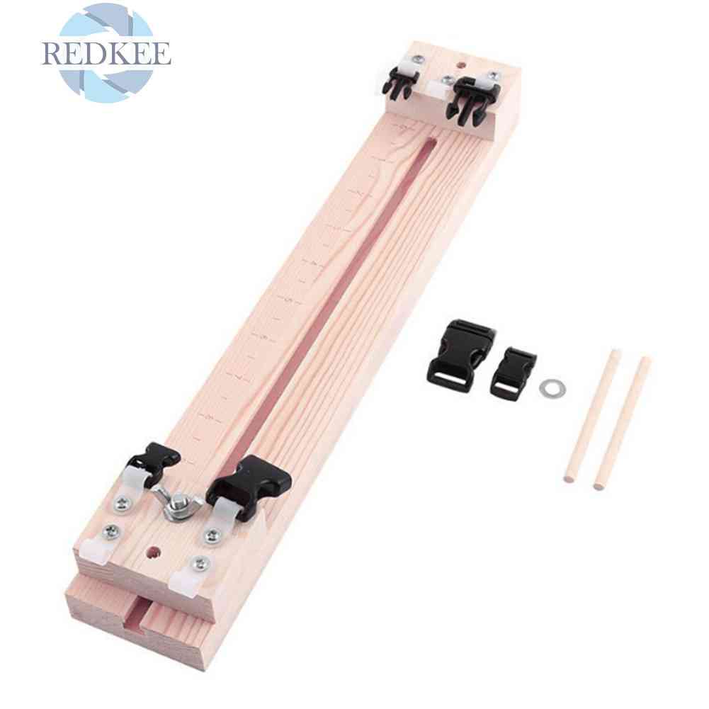 Bộ Dụng Cụ Dệt Vòng Đeo Tay Bằng Gỗ Có Thể Điều Chỉnh Độ Dài