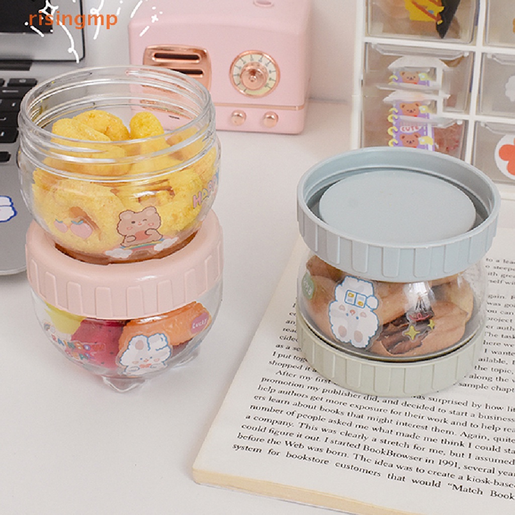 [risingmp] 1 Hũ Nhựa Rỗng Cấp Thực Phẩm Đựng Hạt Dưa Hấu Hạt Dẻ