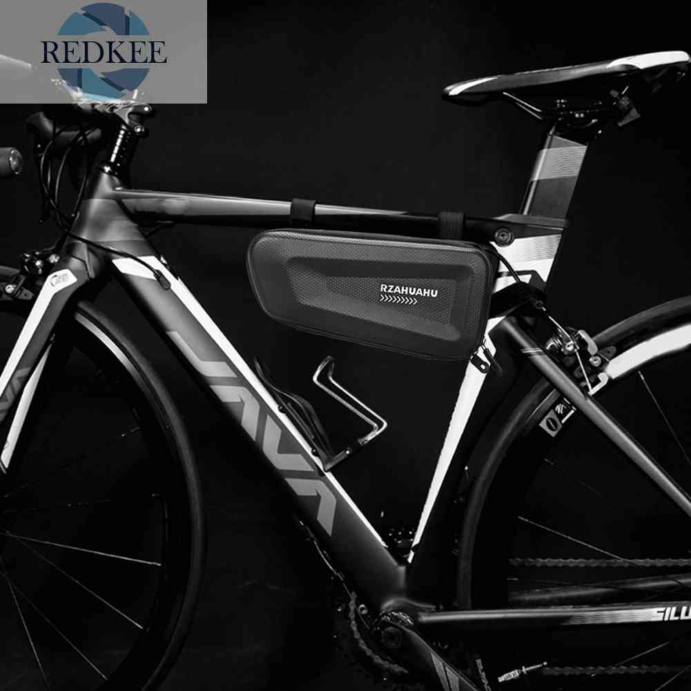 Túi Tam Giác Bằng Da PU + EVA Cứng Đựng Đồ Dùng Cho Xe Đạp Leo Núi