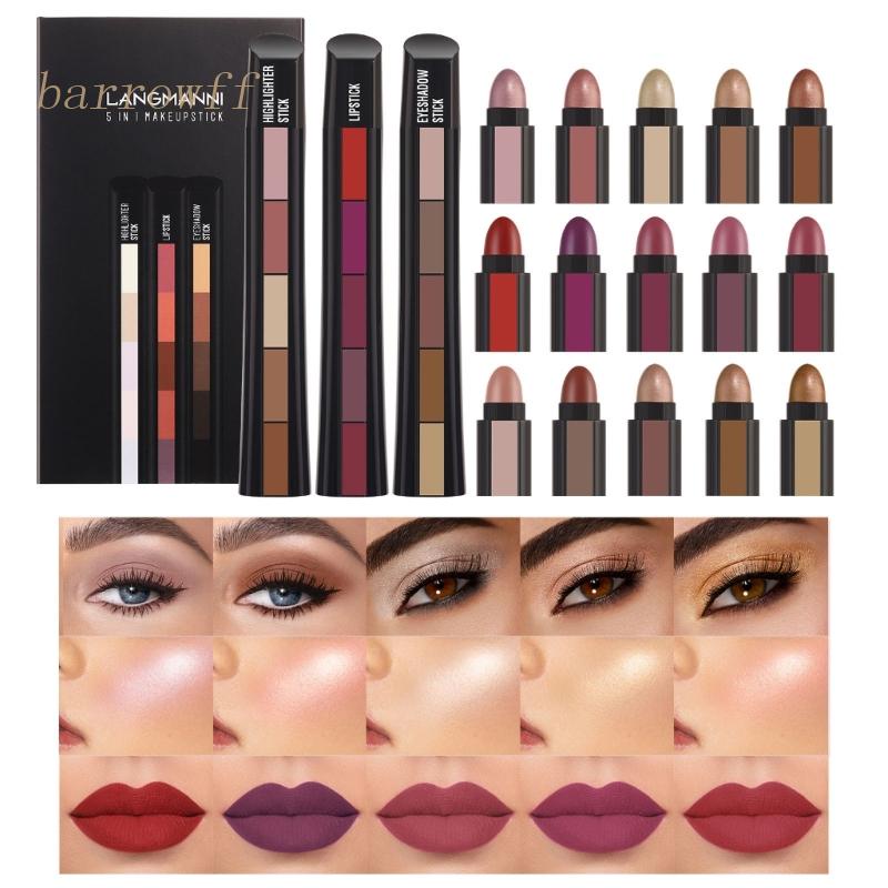 1 Bộ Phấn Mắt Bắt Sáng Dạng Thỏi Chống Nước Lâu Trôi Dành Cho Bạn Nữ