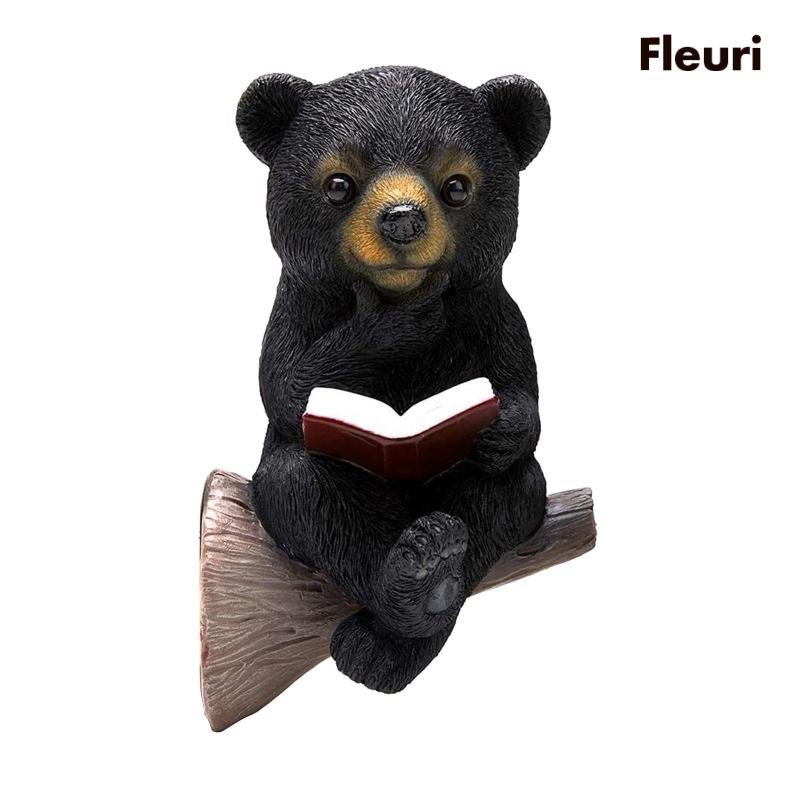 Mô Hình Gấu Đen Siêu Bền Trang Trí Sân Vườn / Ban Công / Sân Vườn