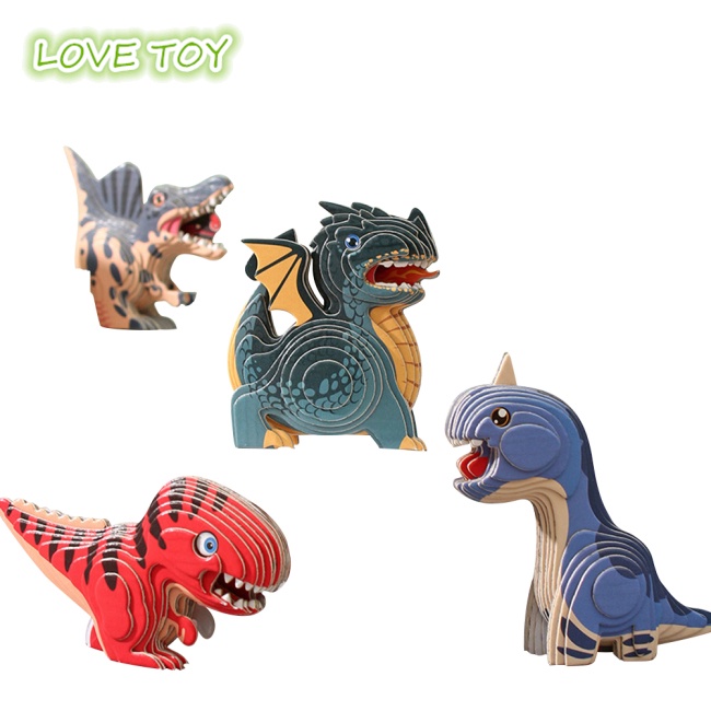 Mô Hình Khủng Long 3d Đồ Chơi Lắp Ráp Cho Bé