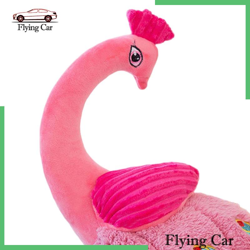 [Lzdjfmy2] Gối Ôm Sàn Nhà Hình Chim Công Nhồi Bông Chắc Chắn Trang Trí Nhà Cửa