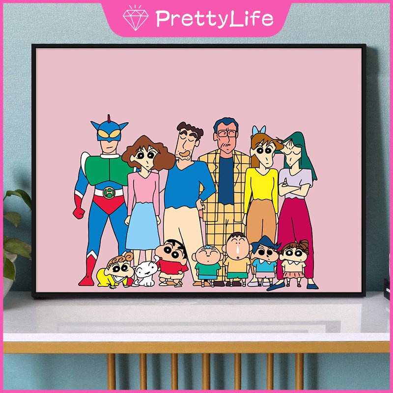 Bộ Tranh Đính Đá 5D Tự Làm 30x40cm / 40x50cm Hình Cậu Bé Bút Chì Đáng Yêu