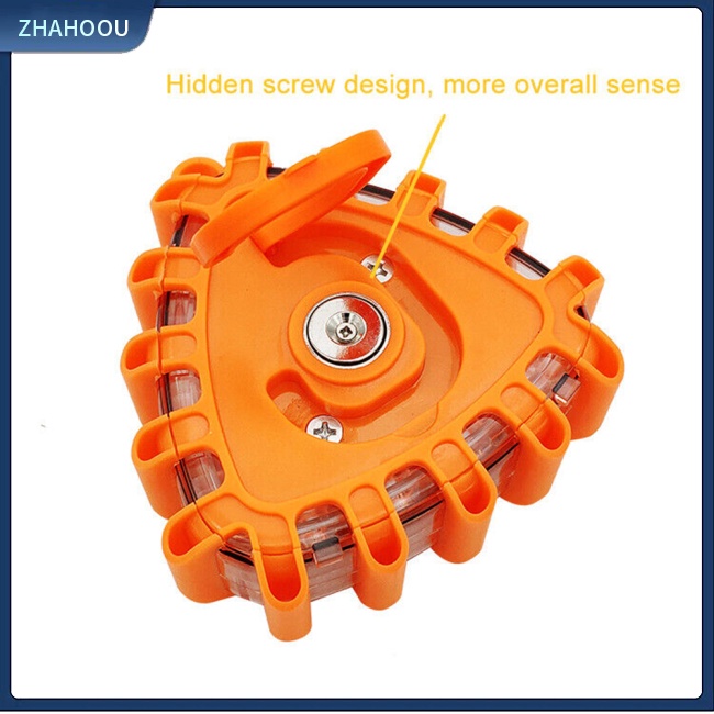 ☃Nhà Cửa☃ Bộ 3 Đèn Led Cảnh Báo Khẩn Cấp Hình Tam Giác