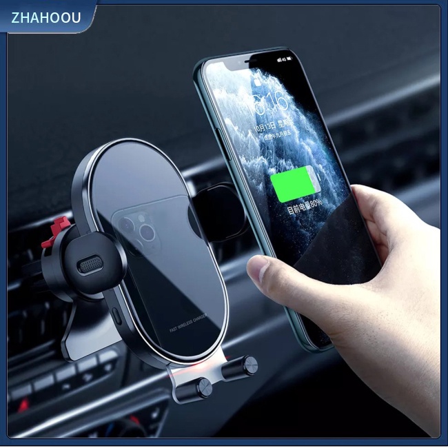 ☃Nhà Cửa☃ Giá Đỡ Điện Thoại Kiêm Sạc Không Dây Cảm Ứng Hồng Ngoại Thông Minh Cho Ios Android