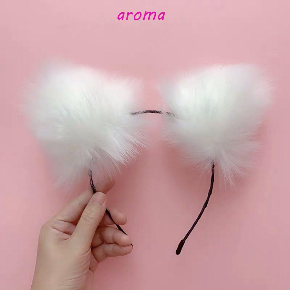 Băng Đô Cài Tóc Hình Tai Mèo Phát Sáng Ngọt Ngào Phong Cách Lolita Hàn Quốc Cho Nữ