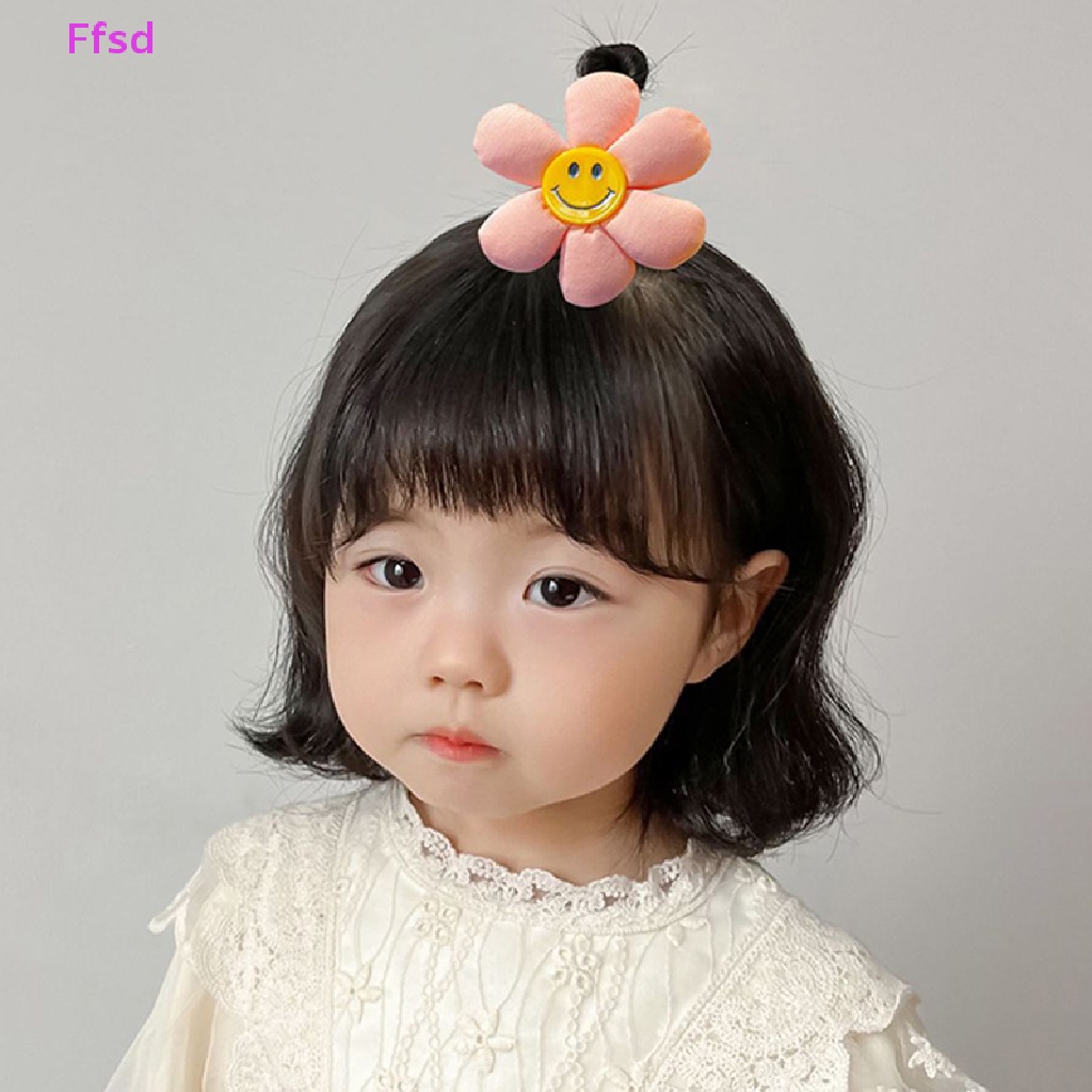 {Ffsd} Dây Buộc Tóc Đuôi Ngựa Cao Hình Hoa Hướng Dương Đáng Yêu Cho Bé * Hàng Bán Chạy