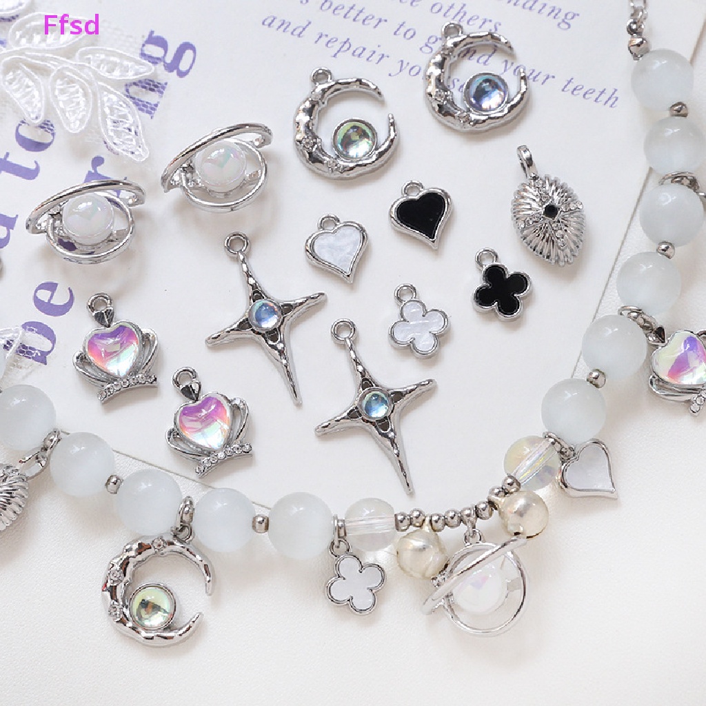 {Ffsd} Mặt Vòng cổ Trang Sức Hình Hành Tinh Khảm Đá Zircon Diy