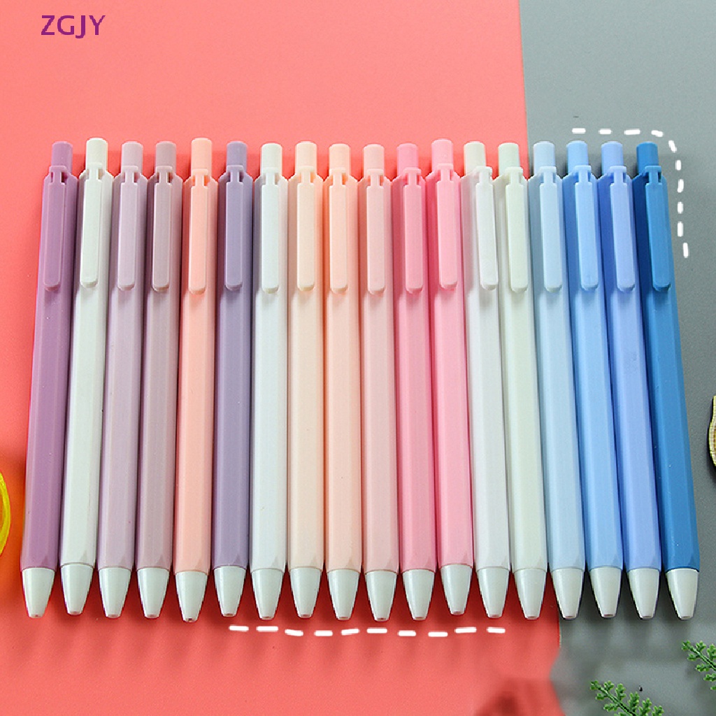 Set 6 Bút Bi Mực Đen Ngòi 0.5mm Dễ Thương Mới