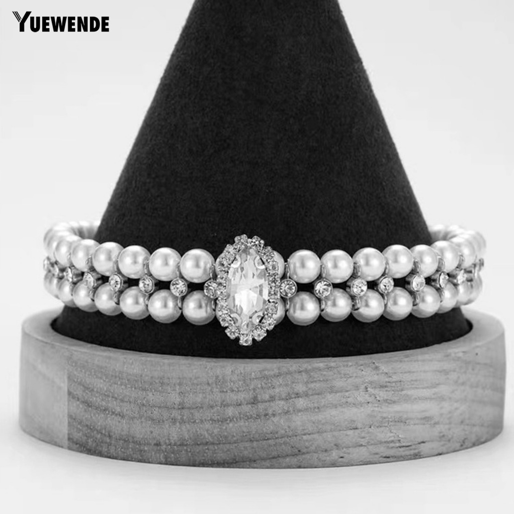 Vòng Cổ Đính Ngọc Trai Giả Tinh Tế Dành Cho Thú Cưng Cỡ Nhỏ / Vừa / Nhỏ