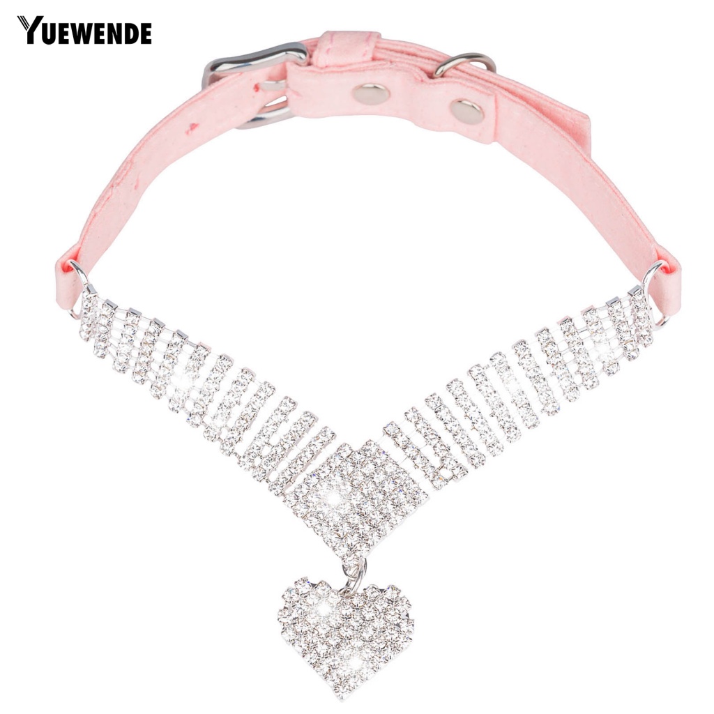 Vòng Cổ YE.B Đính Đá Thời Trang Mùa Xuân Xinh Xắn Cho Thú Cưng