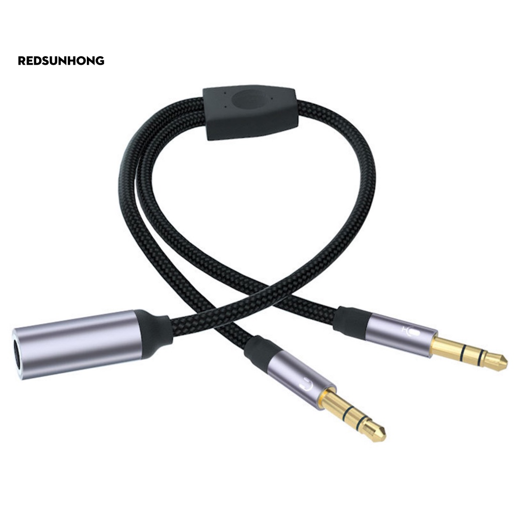 Cáp Chia Chữ Y 2 Trong 1 Giắc Cắm 3.5mm Sang Cổng Cắm 3.5mm Chuyên Dụng Cho Tai Nghe PC