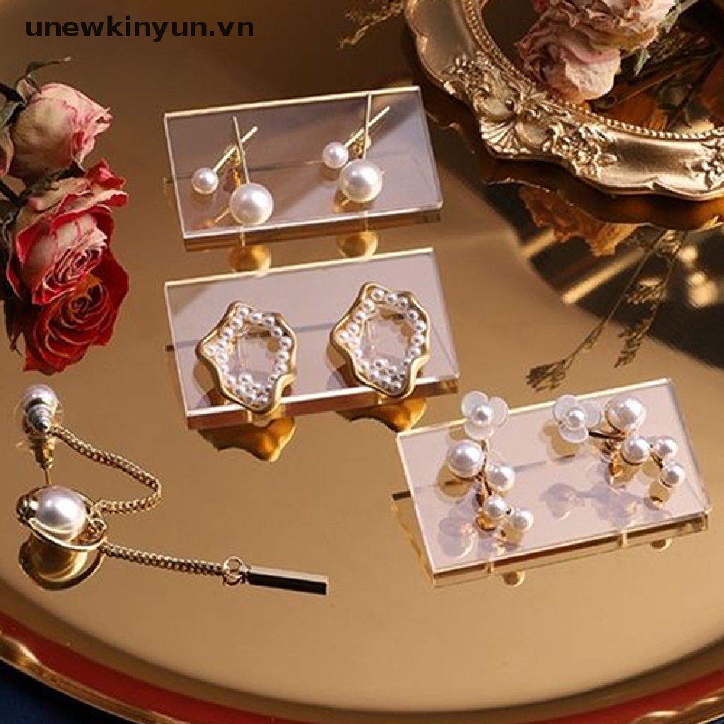 Bảng Acrylic Trong Suốt Trưng Bày Trang Sức Bông Tai DIY