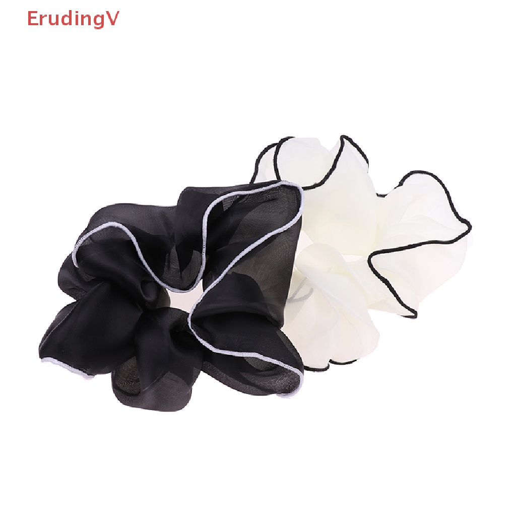 Dây Cột Tóc Organza Màu Trơn Thời Trang Mùa Hè Cho Nữ