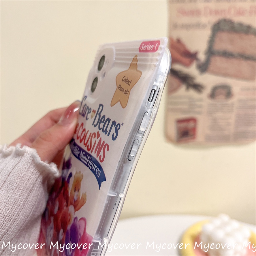 Ốp Điện Thoại Silicon Mềm Họa Tiết Nhân Vật Hoạt Hình Gấu Cho iPhone 14 13 12 11 Pro Max X XR Xs Max 6 7 8 Plus SE 2020