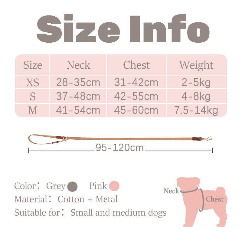 HamshMoc Dây Dắt Thú Cưng Đi Dạo Mềm Mại Bền Bỉ Đa Năng Có Thể Điều Chỉnh Được