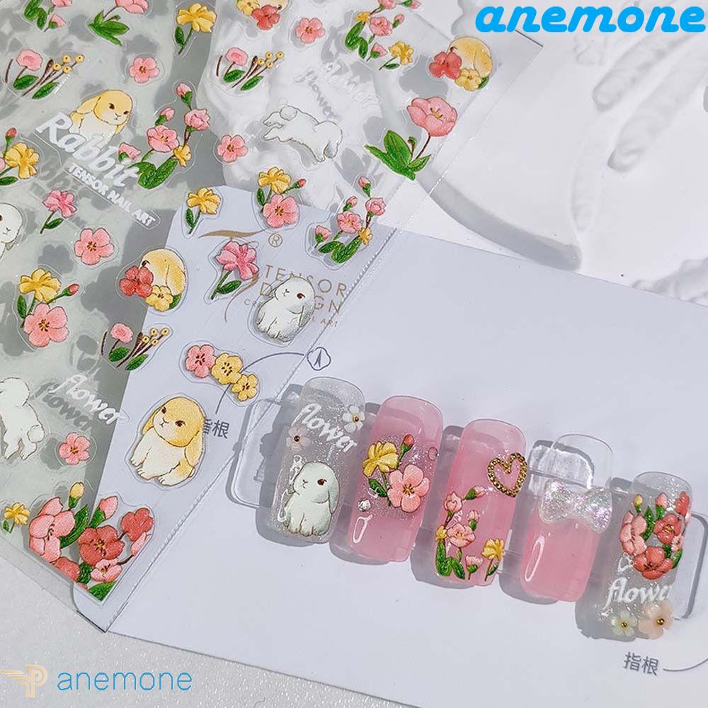 Nhãn Dán Móng Tay Tự Dính Họa Tiết Giáng Sinh Dành Cho Nữ