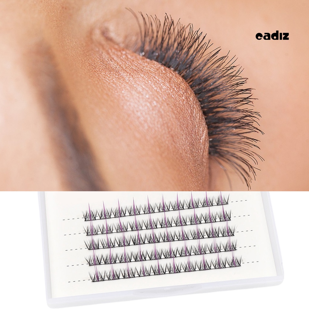 Set 50 Lông Mi Giả Xoăn Mềm Tự Nhiên Nhiều Màu Sắc Trang Điểm Dự Tiệc