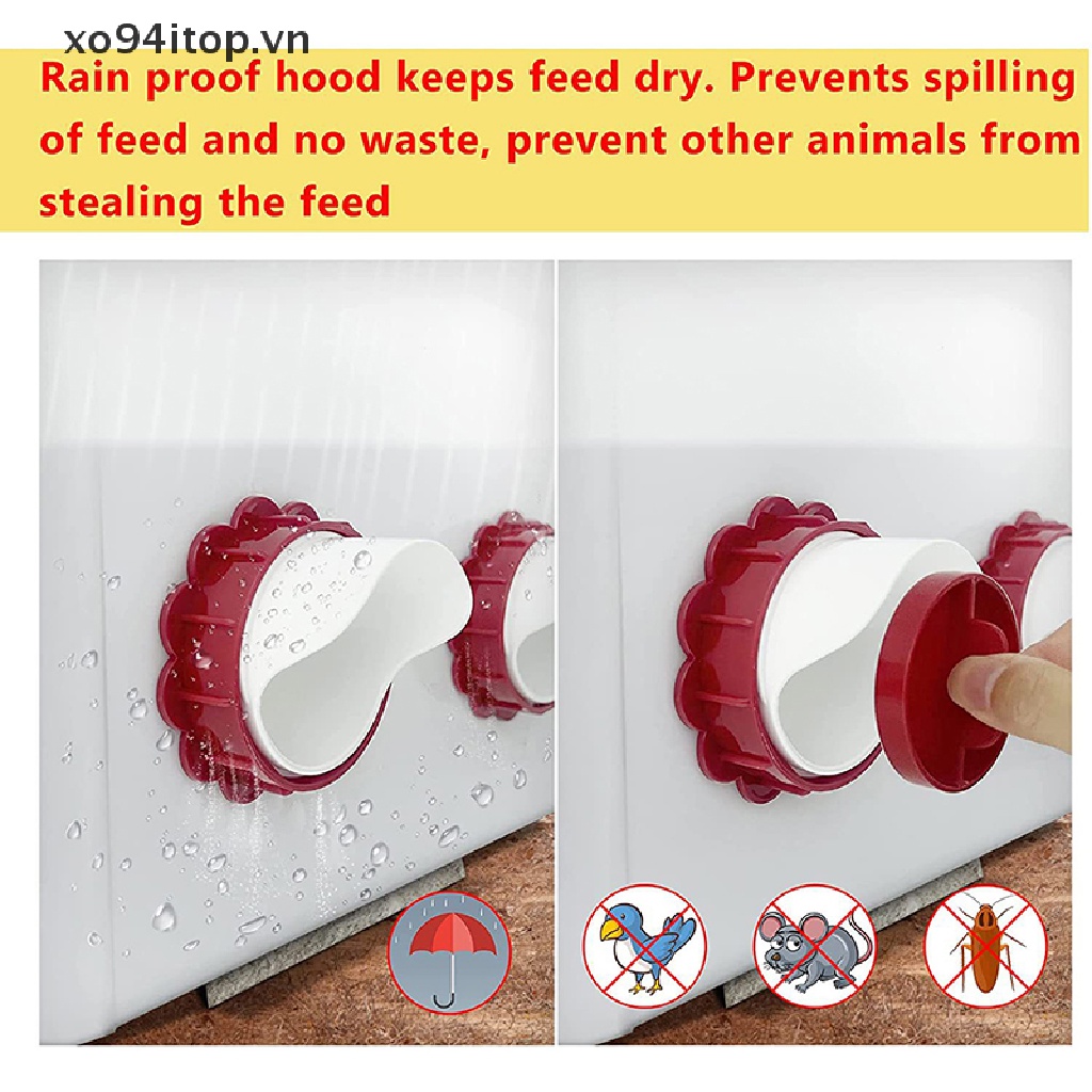 Dụng Cụ Cho Gà Ăn Bằng Nhựa Tiện Dụng