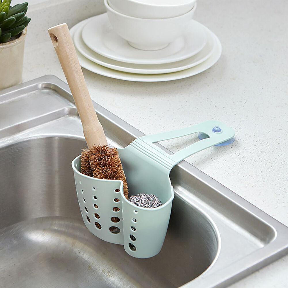 Set 2 Rổ Đựng Đồ Dùng Nhà Bếp Gắn Bồn Rửa Không Cần Đục Lỗ