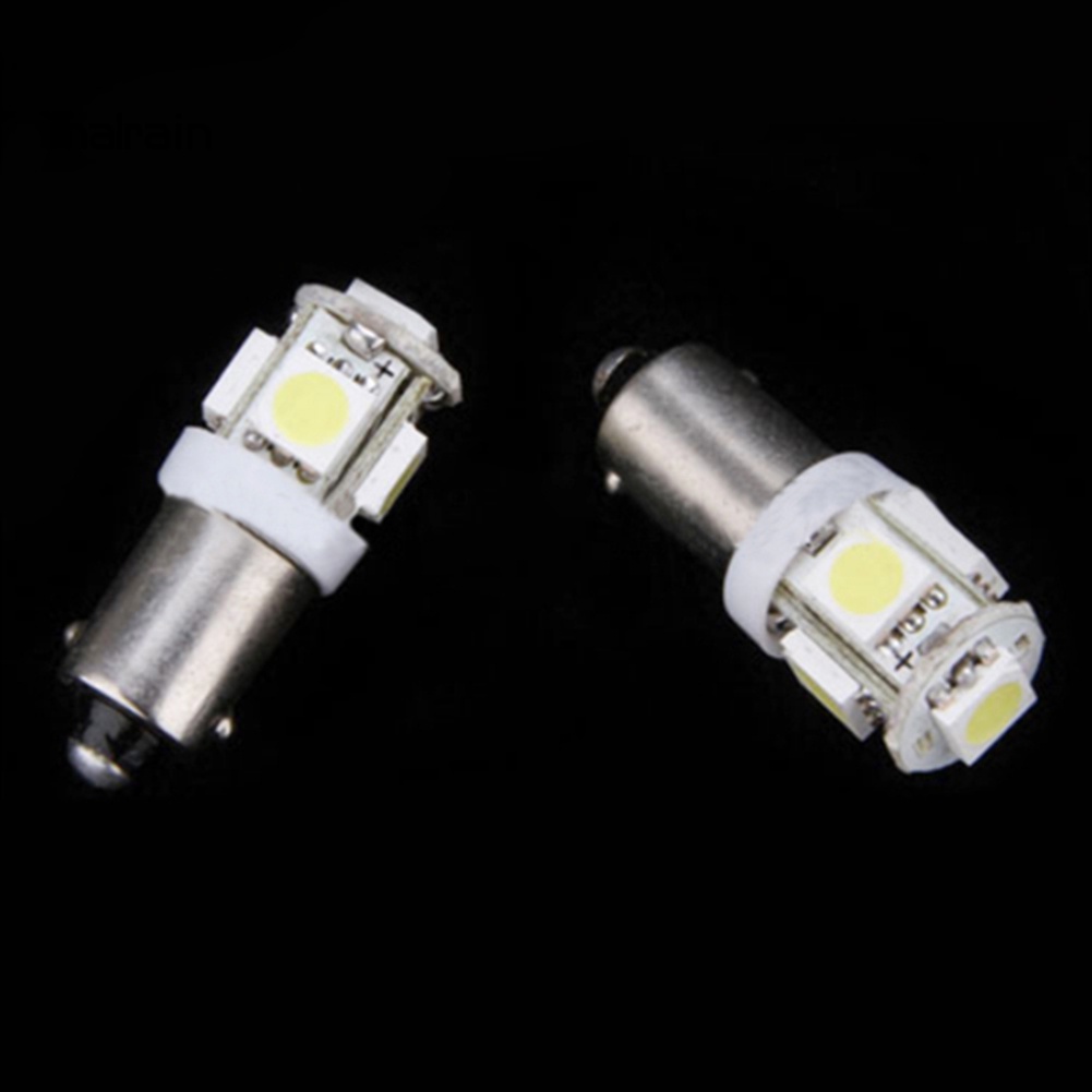 Bộ 2 Đèn LED T11 BA9S Xenon 5050 5SMD T4W H6W Chất Lượng Cao