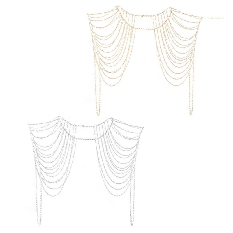 Vòng Cổ Dây Xích Tua Rua Thủ Công Trang Sức Cho Cô Dâu