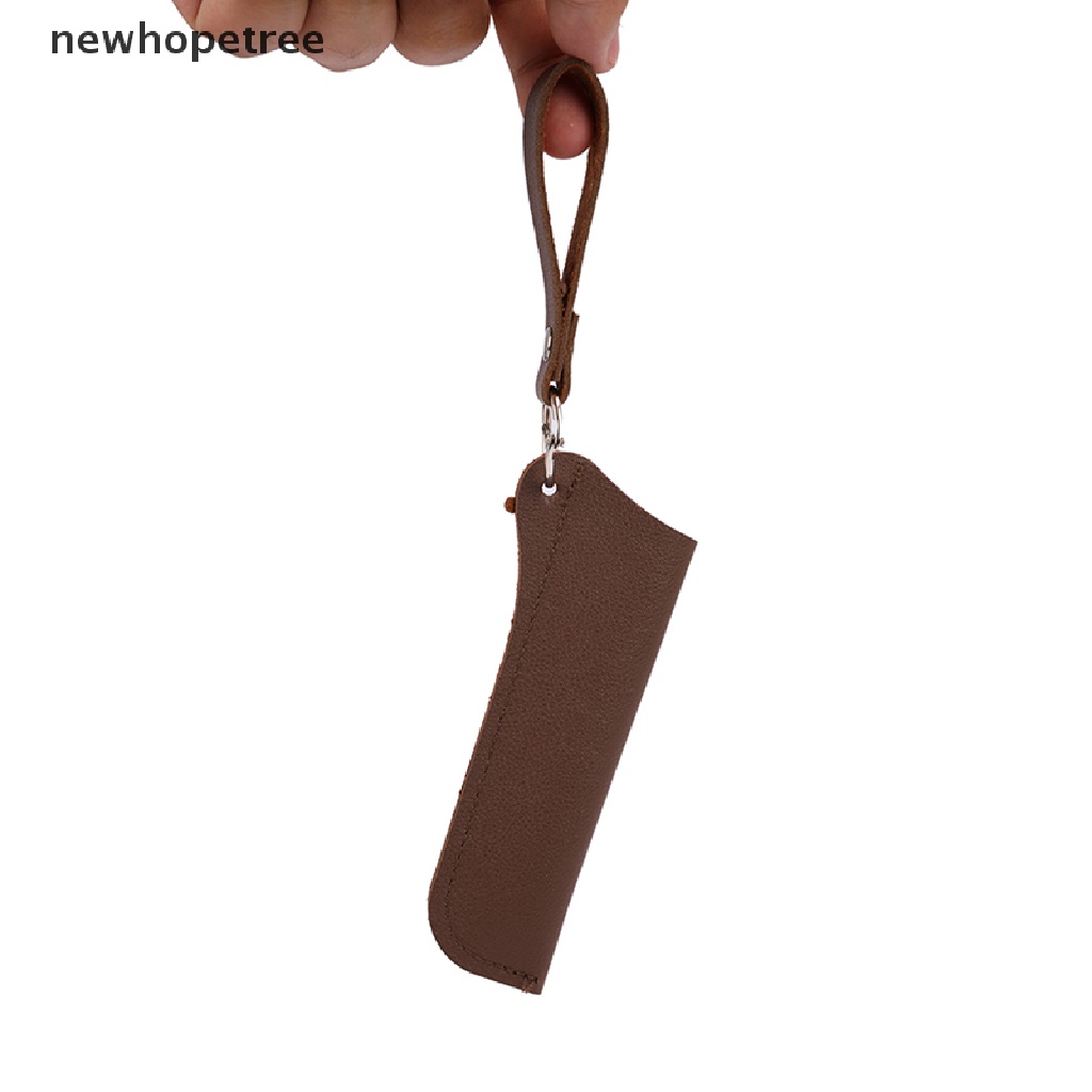 Newhopetree Bao Da Bò PU Dạng Gập Thẳng Lớp Đầu Tiên