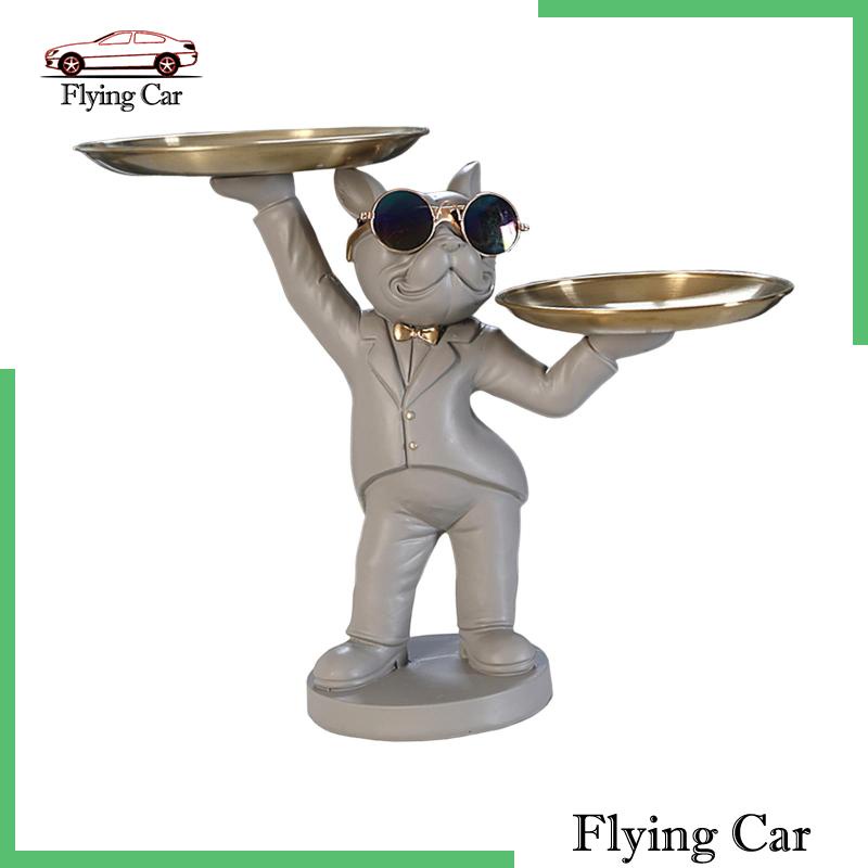 Giá Đỡ Kẹo Hình Chú Chó Bằng Nhựa Resin Để Bàn Trang Trí