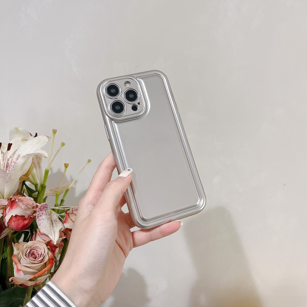 Ốp Điện Thoại TPU Mềm Nhám Bảo Vệ Ống Kính Máy Ảnh Toàn Diện Cho iPhone 14 13 12 11 PRO MAX