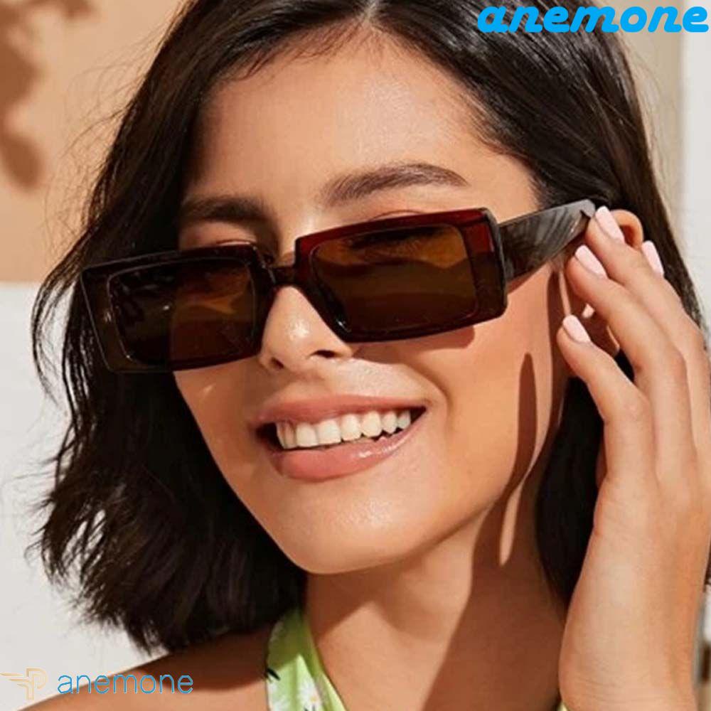 Kính Mát Gọng Vuông Nhỏ In Họa Tiết Da Báo Thời Trang Cho Nam Và Nữ