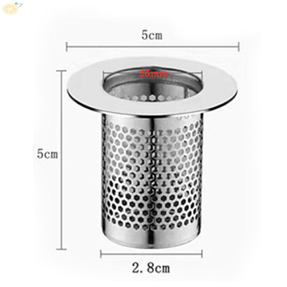 1 Dụng Cụ Lọc Tóc Bằng Thép Không Gỉ Màu Bạc Chắc Bền Mới Cho Bồn Rửa Nhà Bếp Nhà