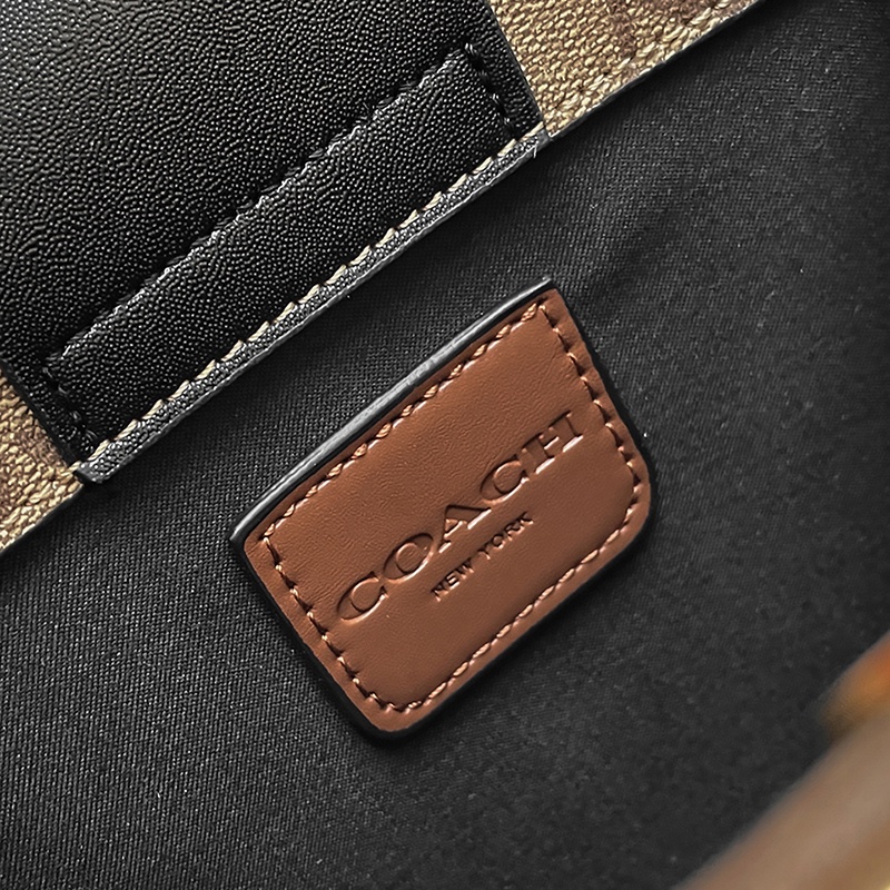 COACH7375 Men's and Women's Sling Bag Classic style Retro Luxury Girlfriend Gift Shoulder Sling Bag Bag