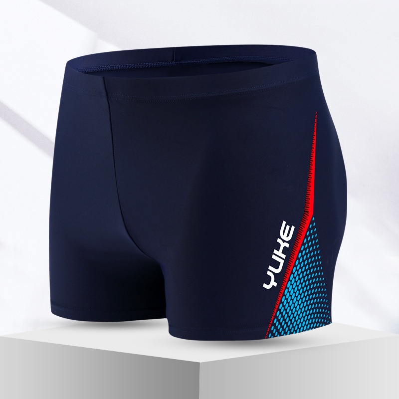 Quần bơi nam - bé trai lớn, hiệu YUKE chất vải co giãn 4 chiều, phong cách thể thao năng động có size từ 40kg đến 65 kg