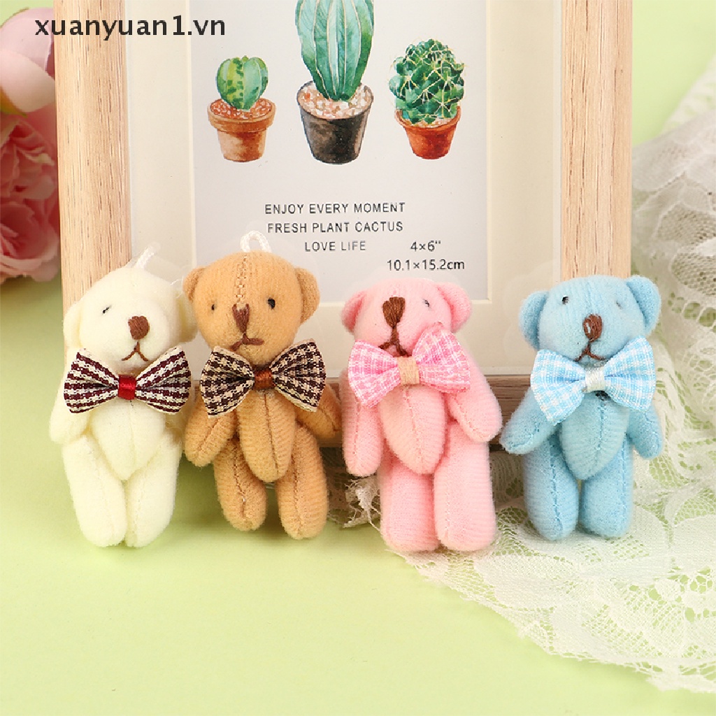 Gấu Nhồi Bông 6CM Có Khớp Cử Động Đáng Yêu