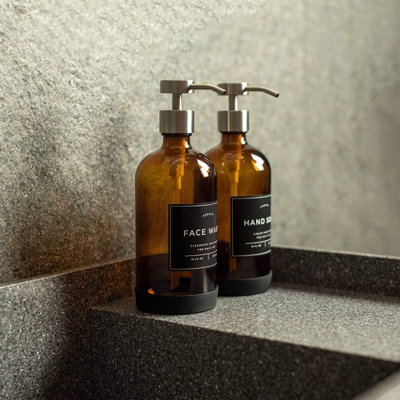 Bình Đựng Xà Phòng Rửa Tay Bằng Thép Không Gỉ 304 Sang Trọng