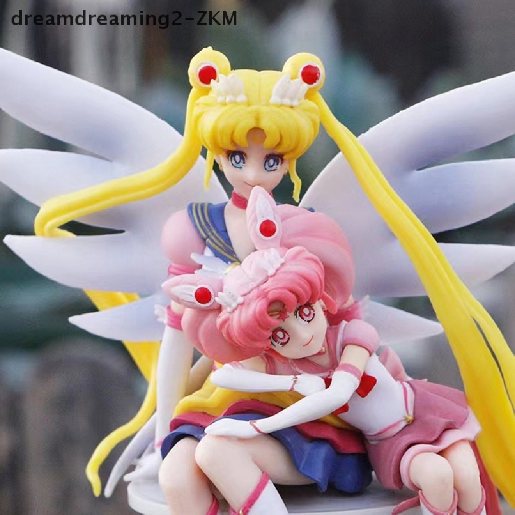 [Dreaming] Đồ Chơi Mô Hình Búp Bê Thủy Thủ Mặt Trăng Bằng Pvc Trang Trí Bánh Kem [zkm]