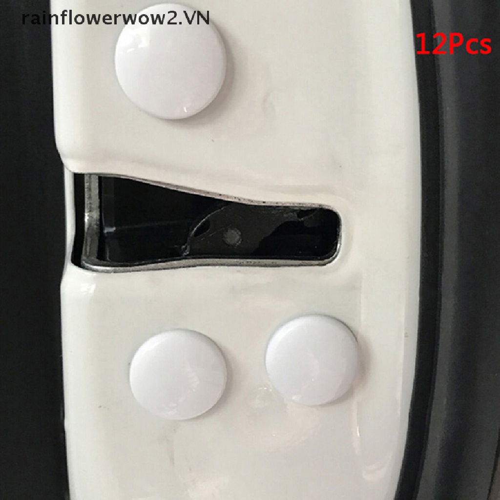 Set 12 Nắp Vặn Khóa Cửa Xe Hơi Bằng abs Màu Đen Thông Dụng Phụ Kiện Chuyên Dụng Chất Lượng
