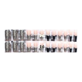 Set 24 Móng Tay Giả 3D Đính Ngọc Trai