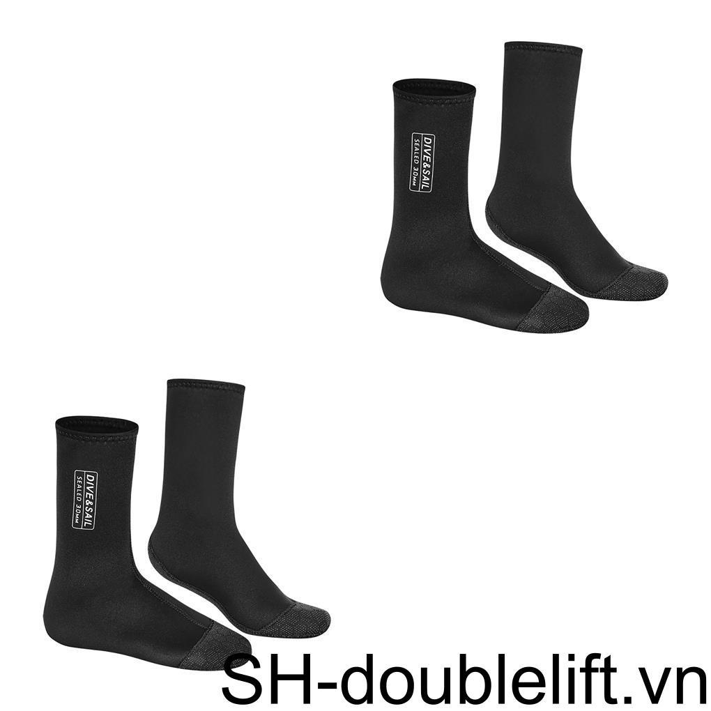 Set 1 / 2 Gói 2 Chiếc Vớ Lặn Biển Dày 3MM Giữ Ấm Chống Lạnh Chống Trượt