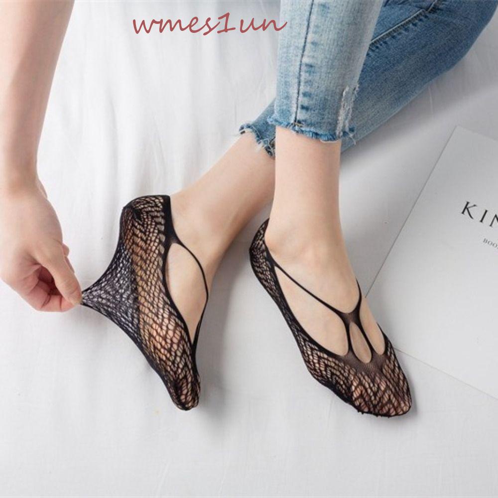 Vớ Thuyền WMES15H Cổ Thấp Mỏng Màu Trơn Co Giãn Thoáng Khí Không Trượt