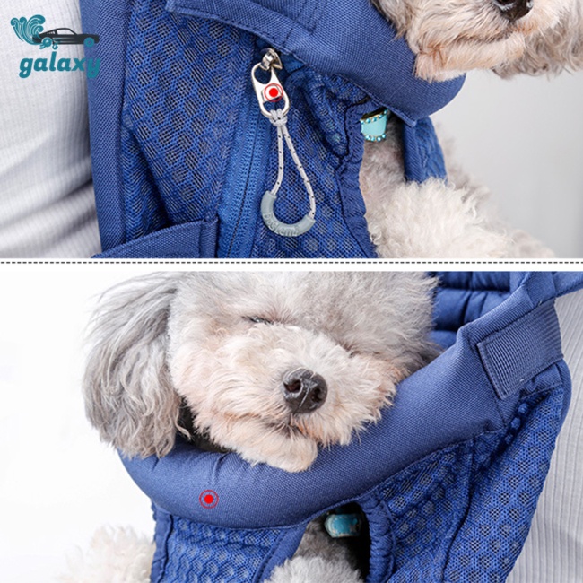 Galaxy Túi Đựng Thú Cưng Đi Du Lịch Bằng Vải Oxford Phối Lưới Thoáng Khí Trọng Lượng Nhẹ