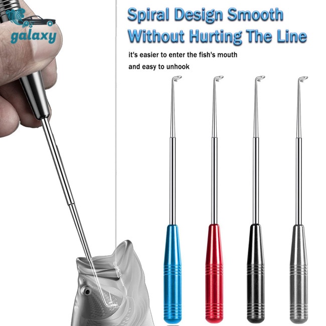 Galaxy Dụng Cụ Gỡ Lưỡi Câu Cá Bằng Thép Không Gỉ Gọn Nhẹ Tháo Gỡ Nhanh Kèm Ống Đựng