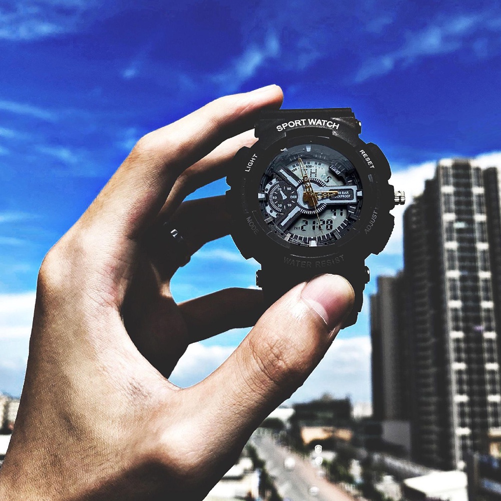 Đồng Hồ Điện Tử Chống Thấm Nước Thời Trang Dành Cho Trẻ Em Và Người Lớn