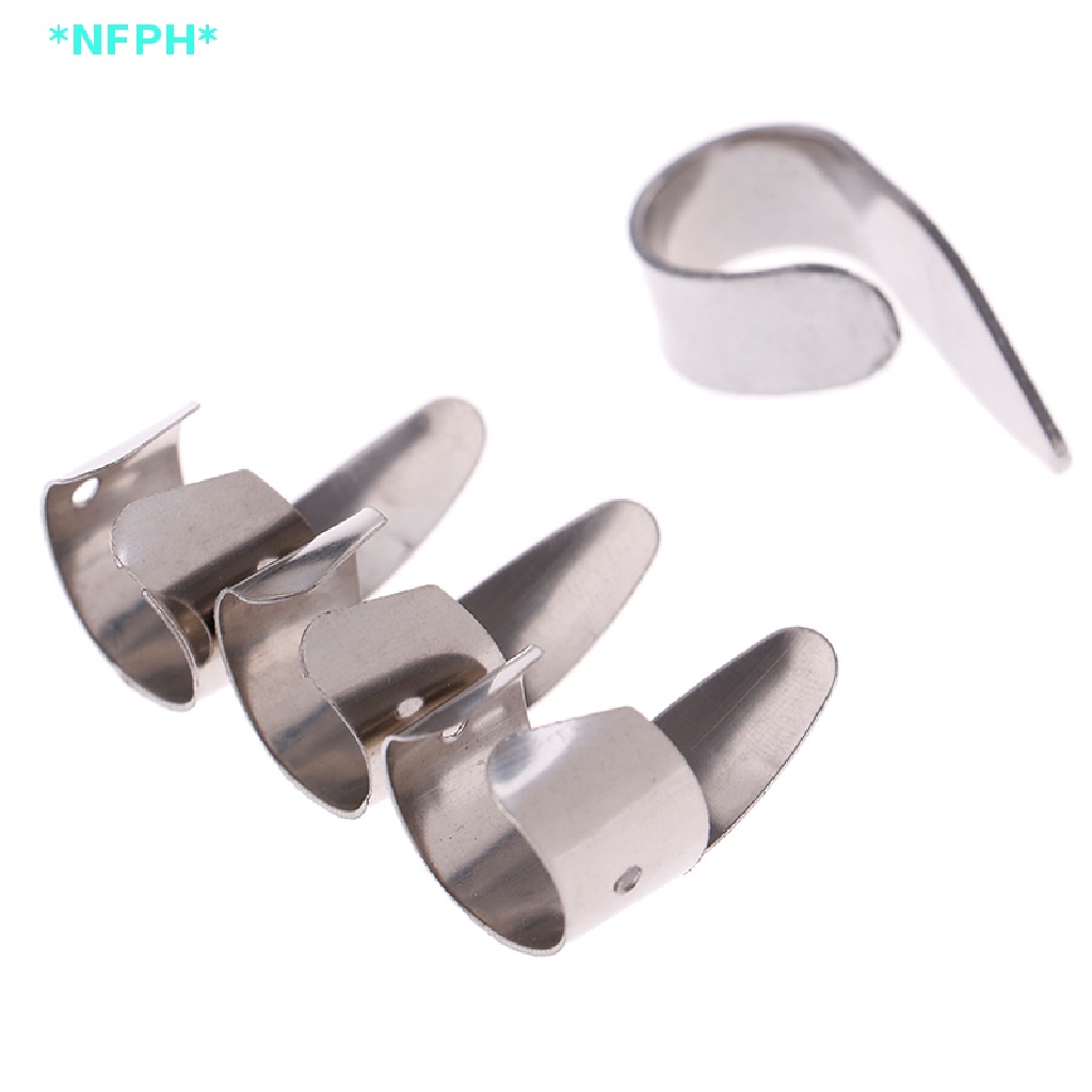 Bộ 4 Miếng Gảy Đàn Guitar Bằng Kim Loại Mới