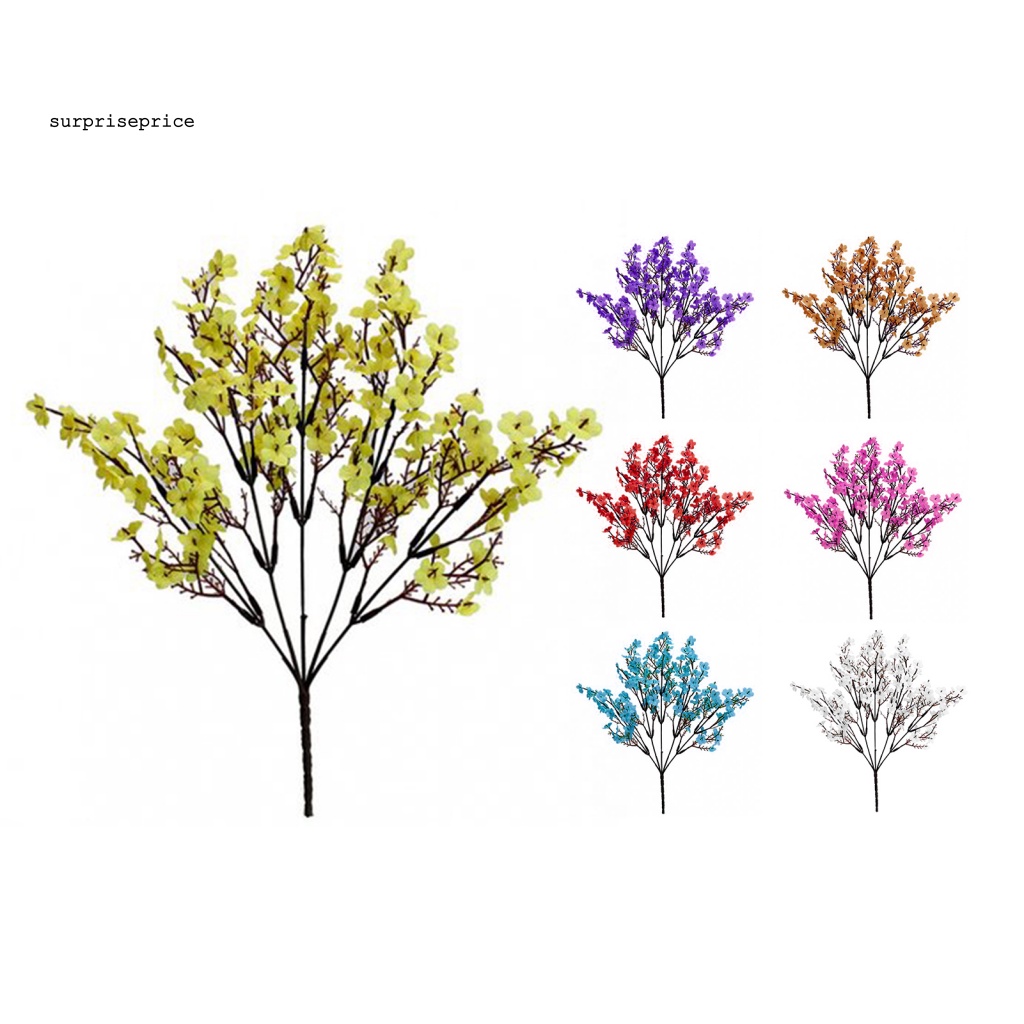 1 Bông Hoa Gypsophila Nhân Tạo Bằng Lụa Di Động Cho Trang Trí Tiệc Cưới