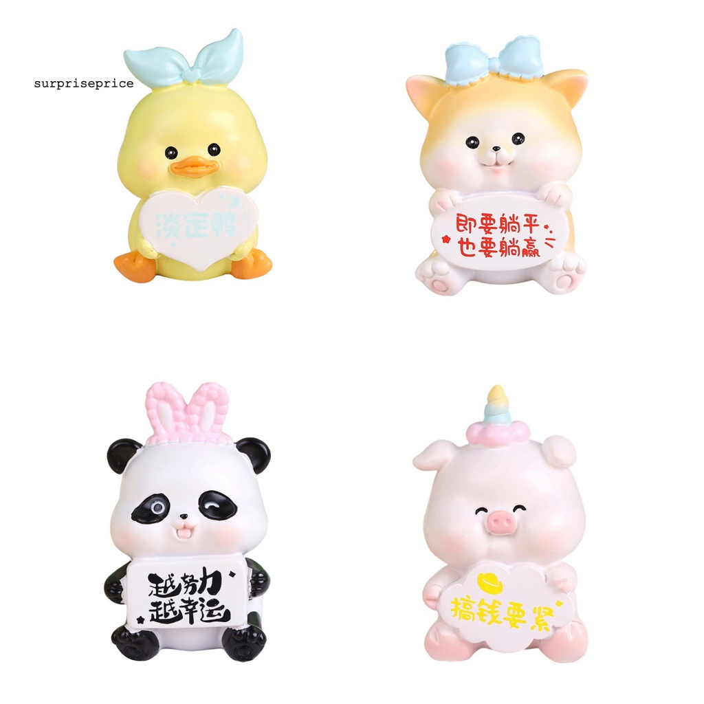 Đồ trang trí Tượng Động Vật Mini Nhiều Kiểu Khác Nhau Để Bàn Trang Trí